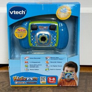VTech Kidizoom Camera Connect Blue New in Box Ages 3–8